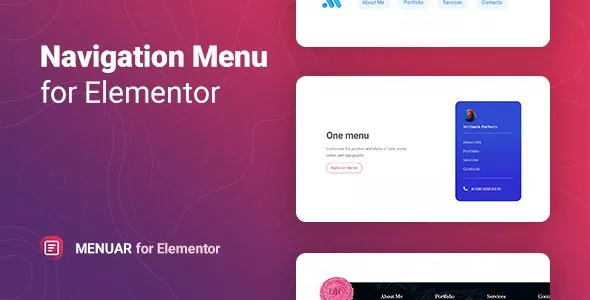 Menuar v1.0.1 – Navigation Menu for Elementor