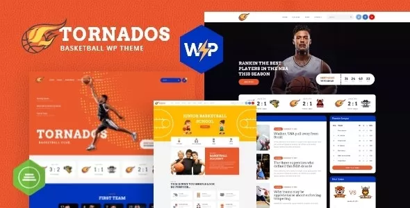 Tornados v1.1.4 - Basketball NBA Team WordPress Theme