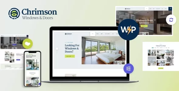 Chrimson v1.2.7 - Windows & Doors Services Store WordPress Theme + Elementor