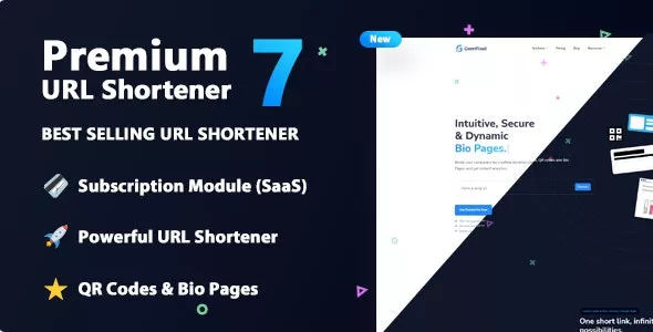 Premium URL Shortener v7.1.2 - Link Shortener, Bio Pages & QR Codes