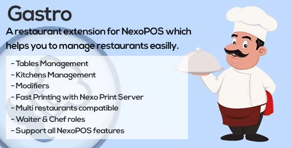 Gastro v2.4.1 - Restaurant Extension for NexoPOS 3.x