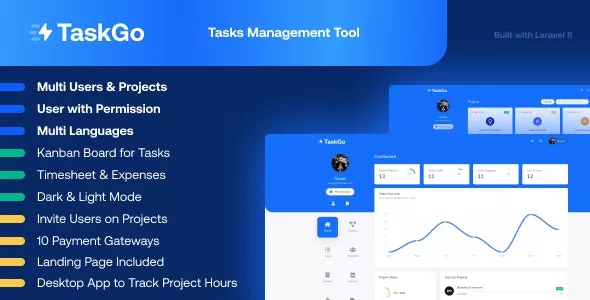 TaskGo v3.8 - Tasks Management Tool