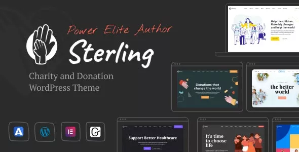 Sterling v3.0.8 - Charity & Donation WordPress Theme