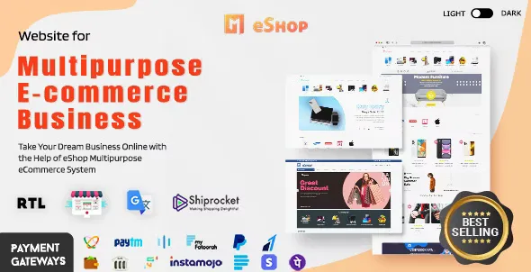 eShop Web v2.0.5 - Multi Vendor eCommerce Marketplace / CMS