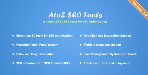 AtoZ SEO Tools v3.2 - Search Engine Optimization Tools