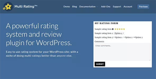 Multi Rating Pro v6.0.6 - Powerful Rating System & Review WordPress Plugin