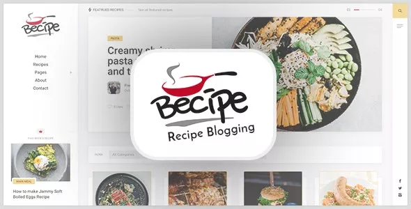 Becipe v1.6 – Recipe Blogging WordPress Theme