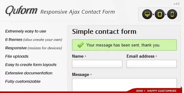 Quform v2.5.1 - Responsive Ajax Contact Form