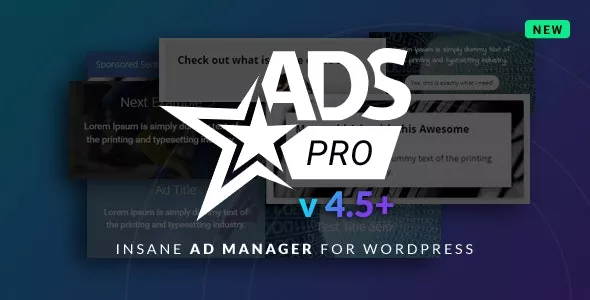 Ads Pro Plugin v4.5.6 - Multi-Purpose WordPress Advertising Manager
