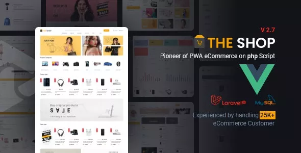 The Shop v1.5 - PWA eCommerce CMS