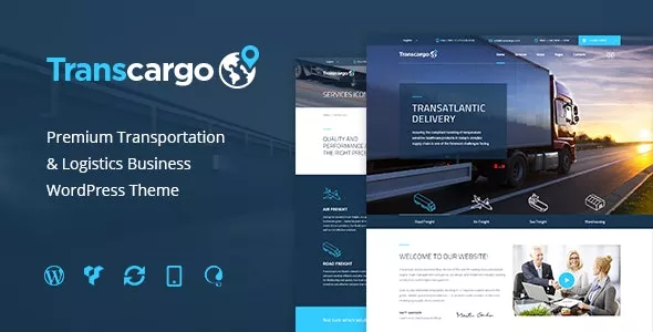 Transcargo v2.8 - Transportation WordPress Theme for Logistics
