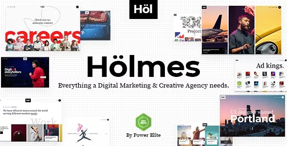 Holmes v1.3.1 - Digital Agency WordPress Theme