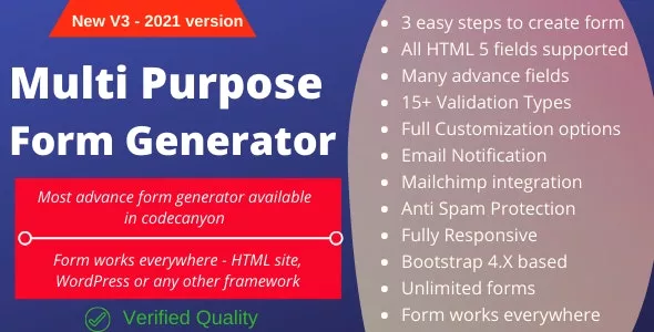 Multi-Purpose Form Generator & Docusign (All Types of Forms) with SaaS v4.0