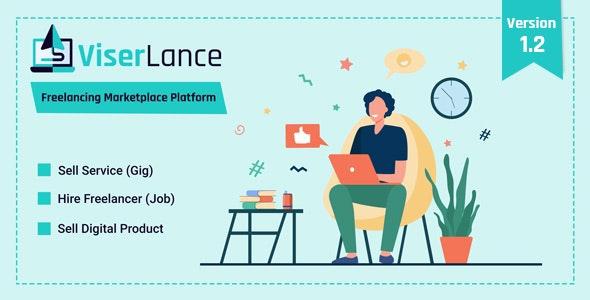 ViserLance v1.2 - Freelancing Marketplace Platform