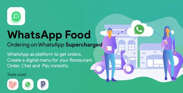 WhatsApp Food v3.4.0 - SaaS WhatsApp Ordering