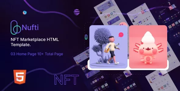 Nufti v1.0 - NFT Marketplace HTML Template