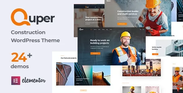 Quper v1.12 - Construction and Architecture WordPress Theme