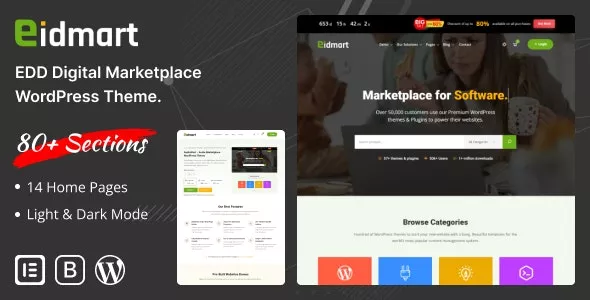 Eidmart v1.5 – Digital Marketplace WordPress Theme