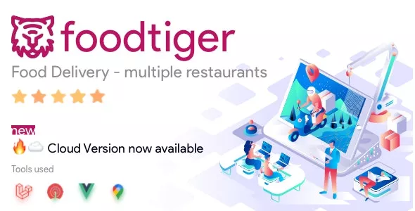 FoodTiger v2.4.3 - Food Delivery - Multiple Restaurants