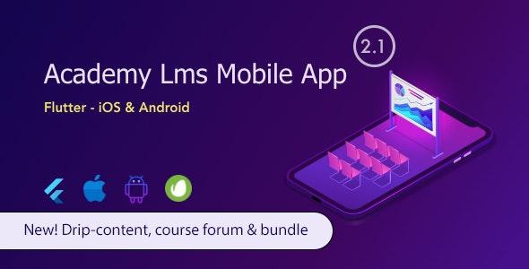 Academy LMS Student Mobile App v2.1 - Flutter iOS & Android