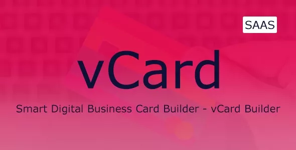 vCard v2.4 - Digital Business Card Builder SaaS
