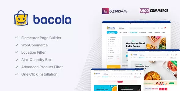 Bacola v1.3.2 - Grocery Store and Food eCommerce Theme