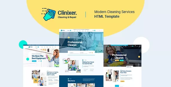 Cleanixer - Cleaning Services HTML5 Template