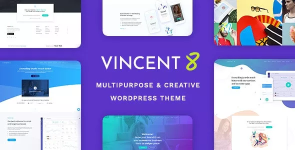 Vincent Eight v1.15 – Responsive Multipurpose WordPress Theme