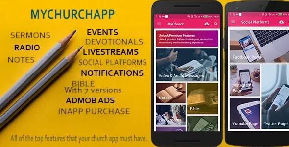 My Church App - Android & IOS Flutter Church Application