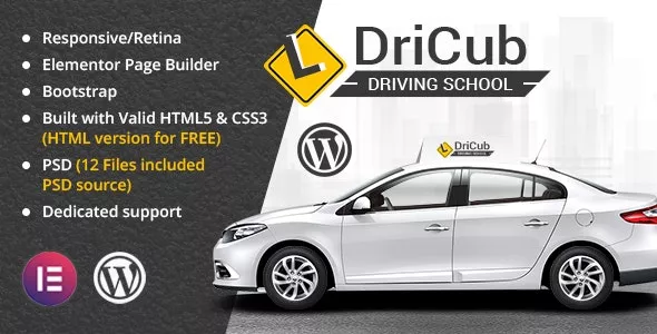 DriCub v2.3 - Driving School WordPress Theme