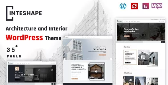 Inteshape v1.3 - Architecture and Interior WordPress Theme