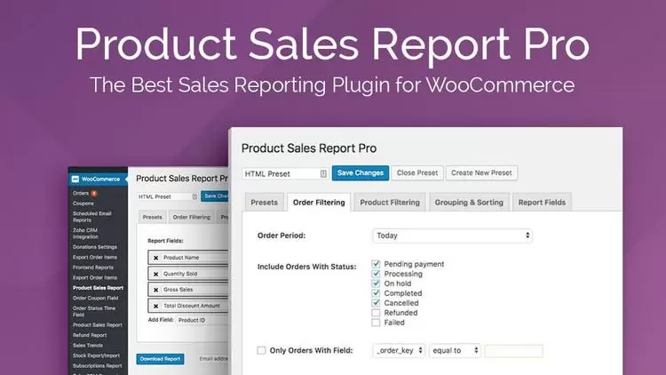 Product Sales Report Pro for WooCommerce v2.2.28