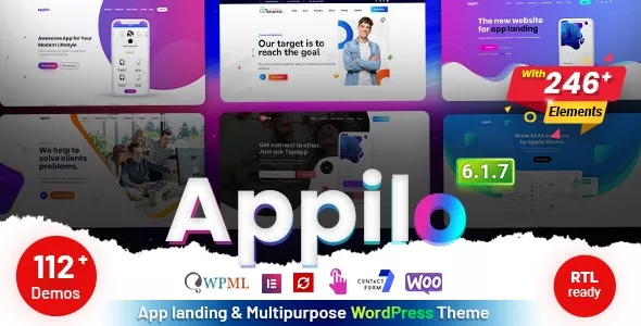 Appilo v6.0.8 – WordPress Application Landing Page