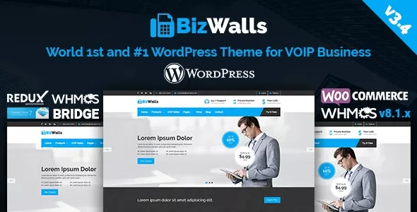 BizWalls v3.4 - Responsive VOIP & Virtual Phone Business WordPress Theme