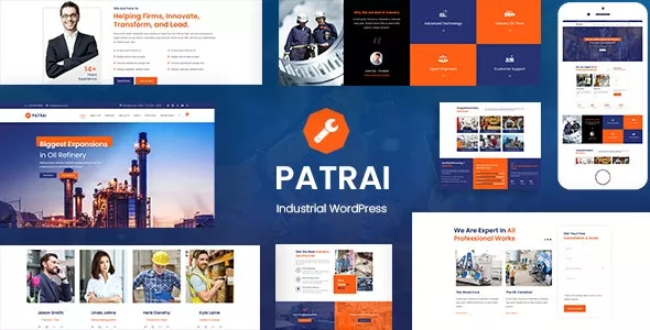 Patrai Industry v2.1 - Industrial WordPress