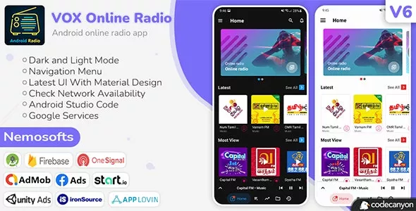 VOX Android Online Radio v6.1