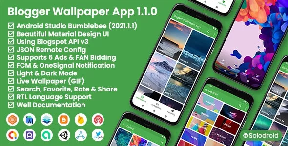 Blogger Wallpaper App v1.1.0 - Blogger API v3
