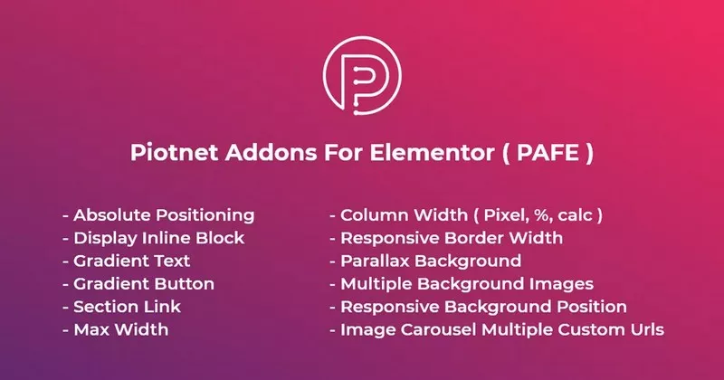 Piotnet Addons Pro for Elementor v6.4.21