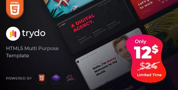 Trydo v2.0 - Agency and Portfolio Template