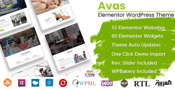 Avas v6.3.6.8 - Elementor WordPress Theme