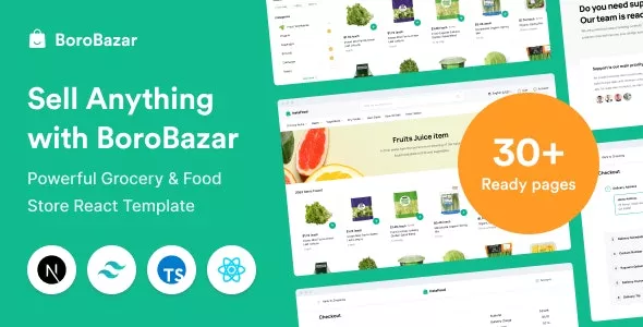 BoroBazar v1.0.3 - React Ecommerce Template with Grocery & Food Store