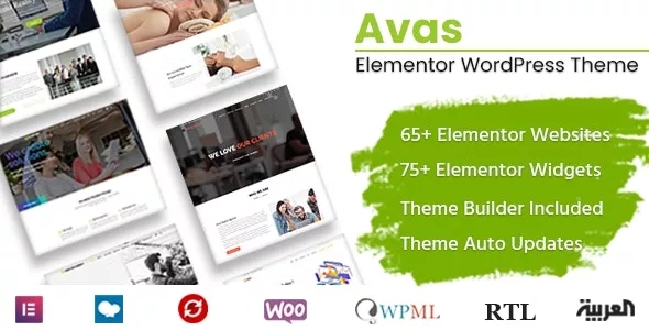 Avas v6.4.2 - Elementor WordPress Theme