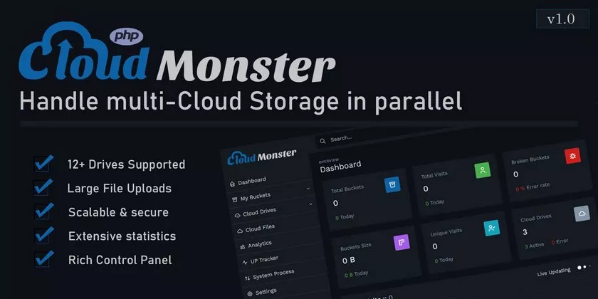 Cloud Monster PHP Script v1.1