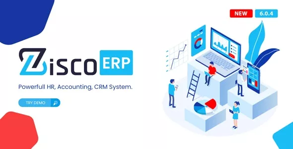 ZiscoERP v6.0.4 - Powerful HR, Accounting, CRM System