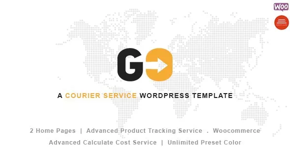 GO Courier v2.5.2 - Delivery Transport WordPress Theme