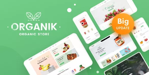 Organik v2.9.4 - Organic Food Store WordPress Theme