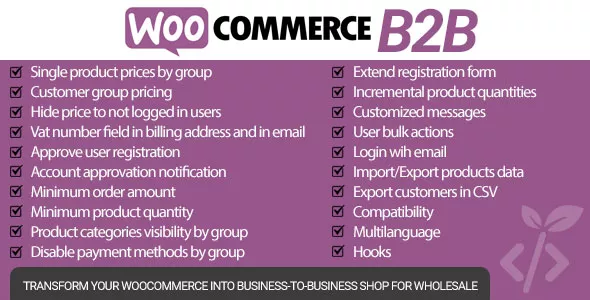 B2B for WooCommerce v2.0.2