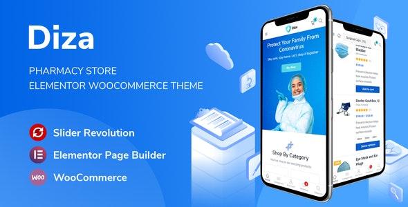 Diza v1.2.3 - Pharmacy Store Elementor WooCommerce Theme