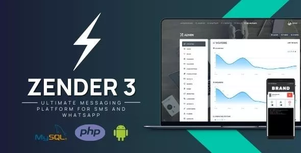 Zender v3.1 - Android Mobile Devices as SMS Gateway (SaaS Platform)