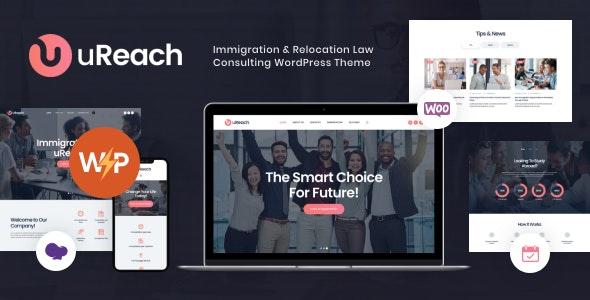 uReach v1.1.6 - Immigration & Relocation Law Consulting WordPress Theme
